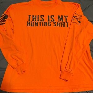 Grunt Style Orange Hunting Shirt XL EUC